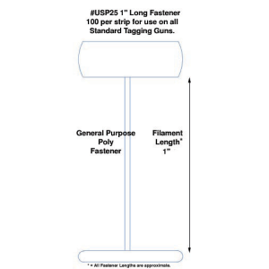 USP25 - Fasteners Spaced Poly